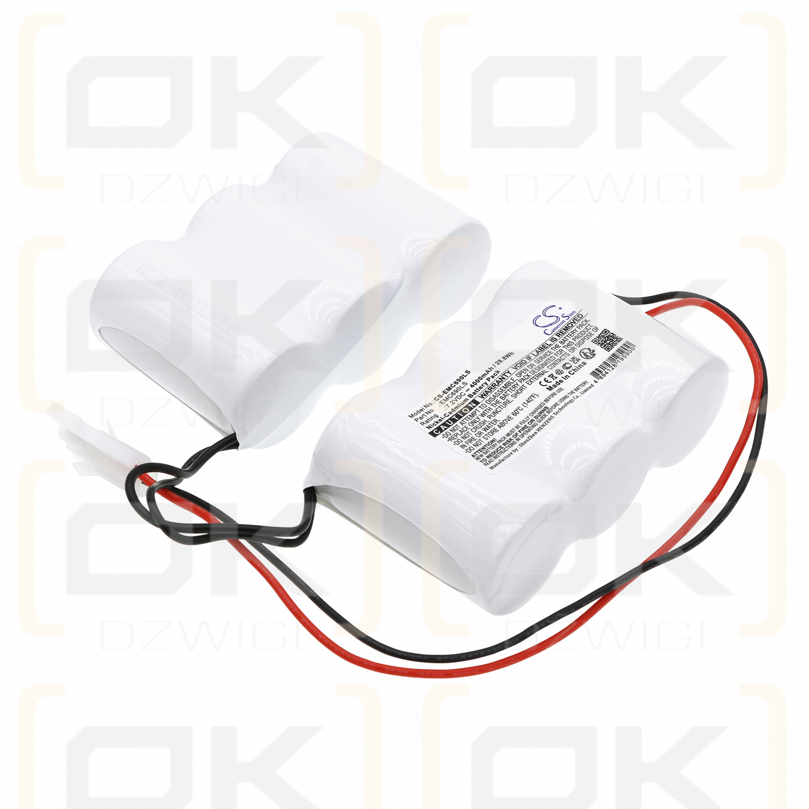  4000 mAh Ni-CD 7,2 V (Cameron Sino)