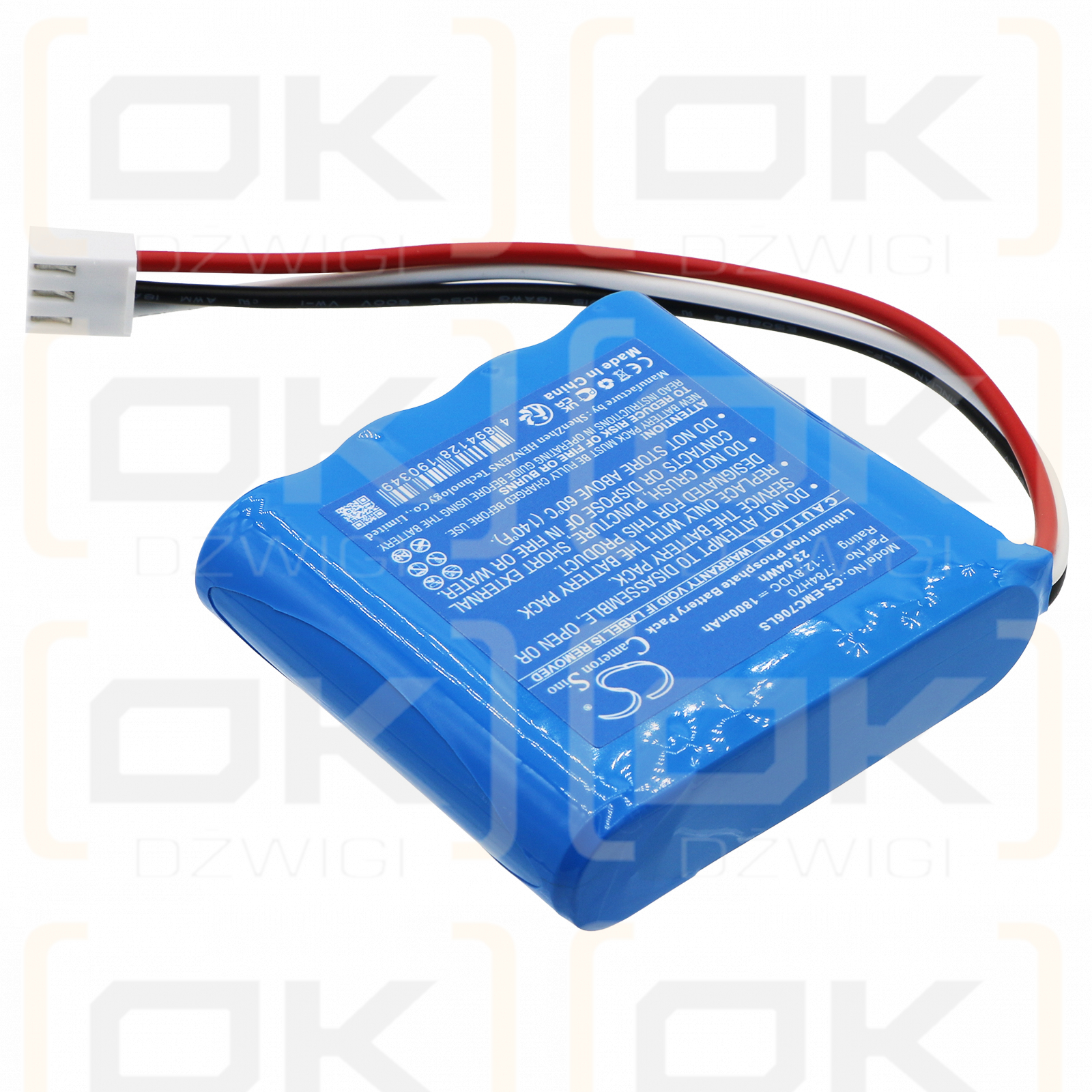 DUAL-LITE DYN6I / 784H70 1800 mAh LiFePO4 12,8 V (Cameron Sino)