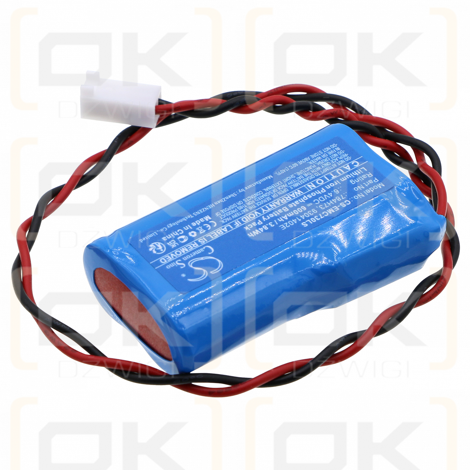 DUAL-LITE EVCURWDI / 784H73 600mAh LiFePO4 6.4V (Cameron Sino)