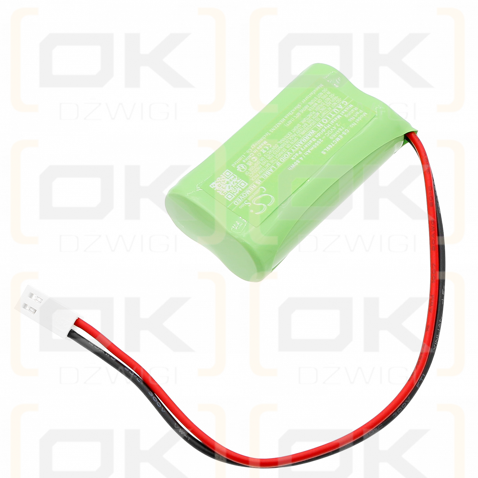 DUAL-LITE EV4DI / 784H69 2000mAh Ni-MH 2.4V (Cameron Sino)