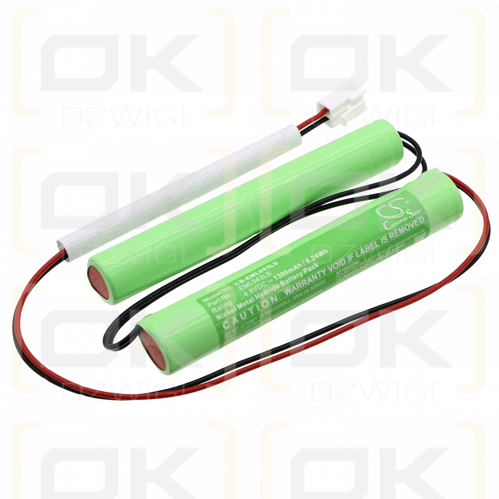  1300mAh Ni-MH 4.8V (Cameron Sino)