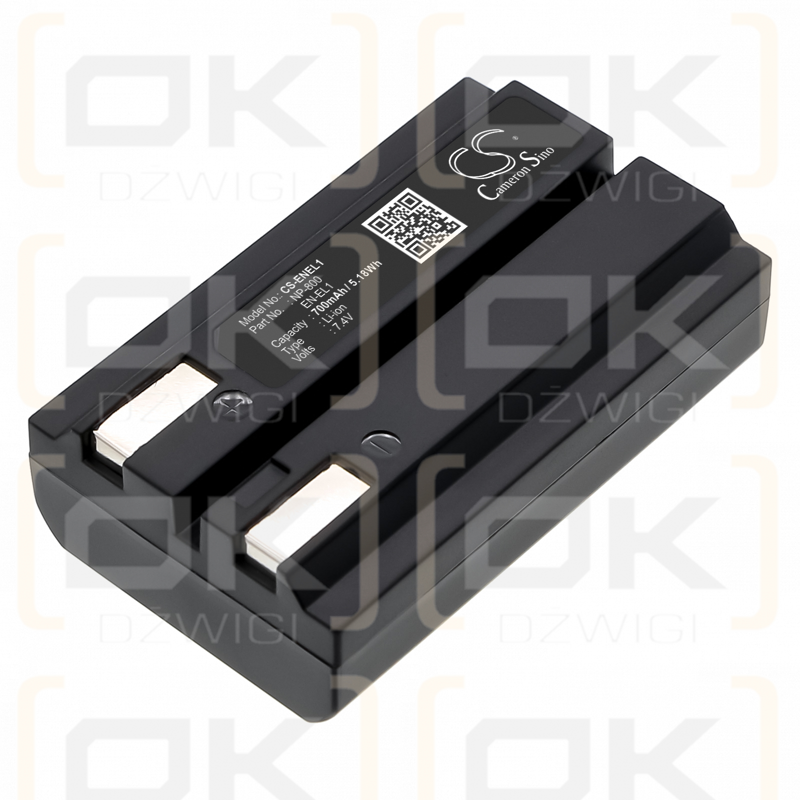 NIKON E880 / EN-EL1 700mAh Li-ion 7.4V (Cameron Sino)