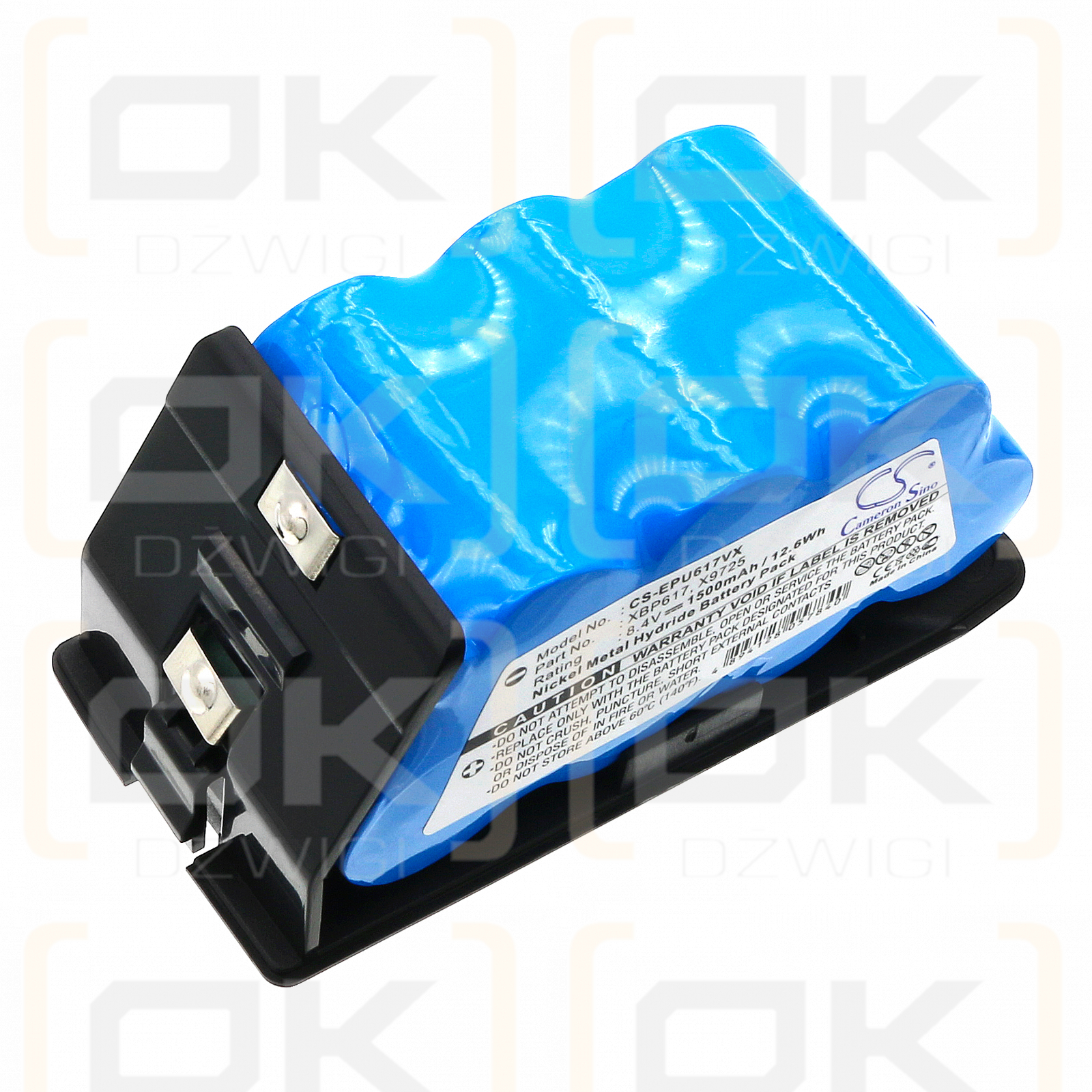 Euro Pro Shark UV647HB / XBP617 1500mAh Ni-MH 8.4V (Cameron Sino)