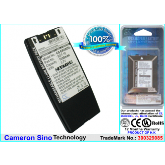 Batería de repuesto para Sony Ericsson R380 / BST-10, 1150 mAh, iones de litio, 3,7 V (Cameron Sino)