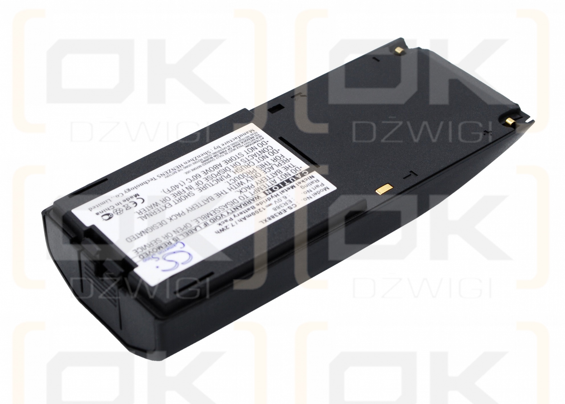 Batería de repuesto para General Electric CT800 1200mAh Ni-MH 6V (Cameron Sino)