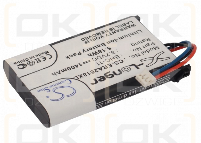 Batería de repuesto para Sony Ericsson A3618 / BHC-11, 1400 mAh, iones de litio, 3,7 V (Cameron Sino)