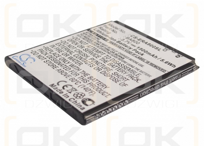 Sony Ericsson SOL21 / BA800 1500mAh Li-ion 3.7V (Cameron Sino)