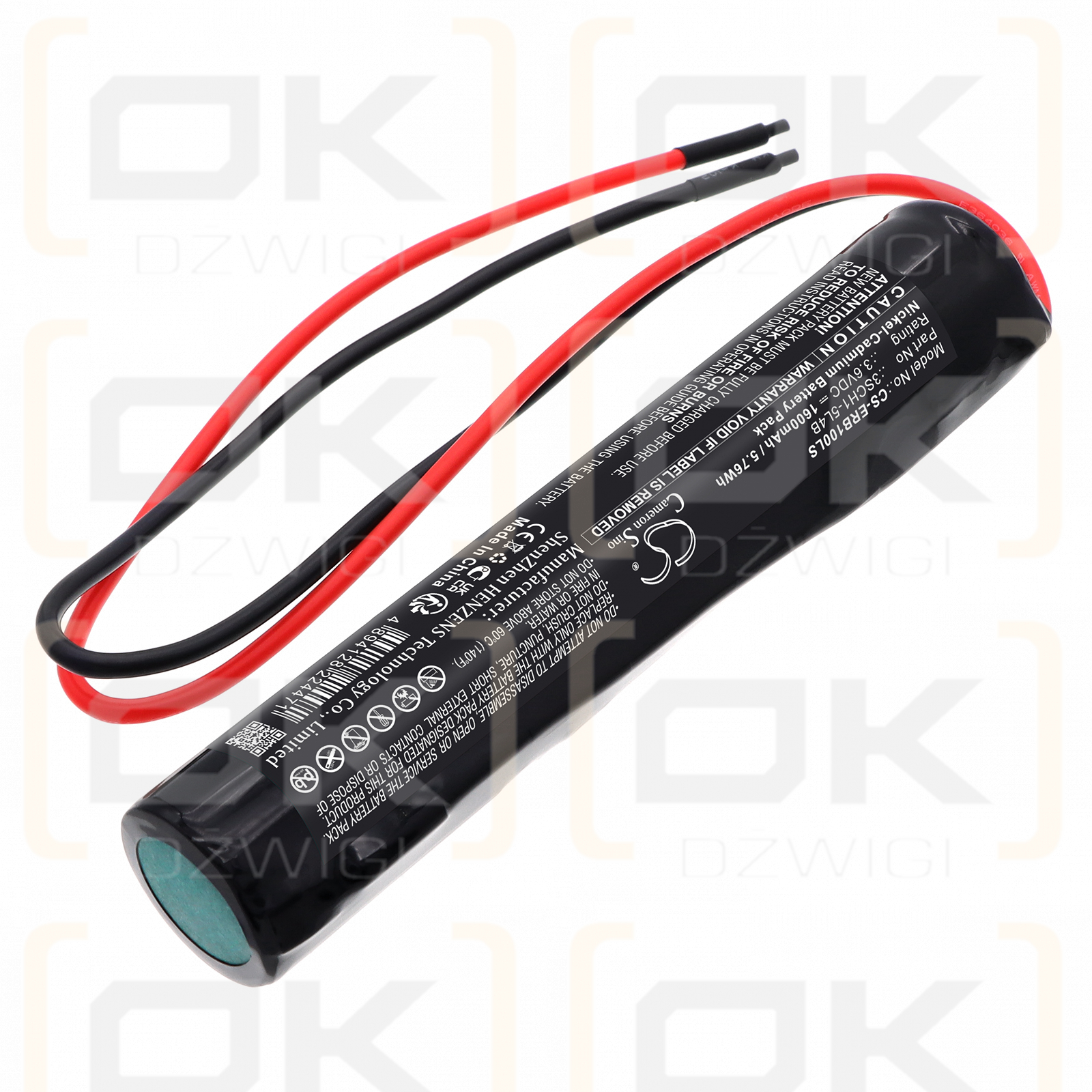 Eterna SEEMLED3M / 3SCH1-5L4B 1600 mAh Ni-CD 3,6 V (Cameron Sino)