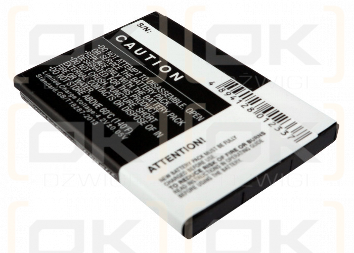 Batería de repuesto para Sony Ericsson T270 / BST-36, 750 mAh, iones de litio, 3,7 V (Cameron Sino)