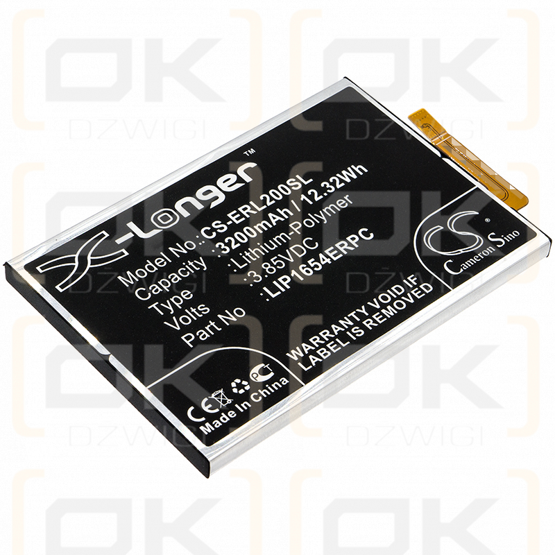 Sony Xperia L3 / LIP1654ERPC 3200 mAh Li-Polymer 3,85 V (Cameron Sino)