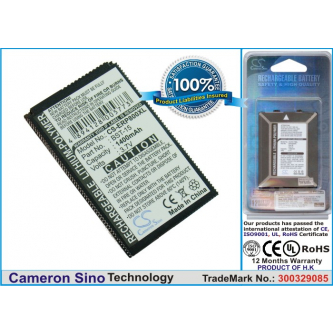 Batería de repuesto para Sony Ericsson Z1010 / BST-15, 1400 mAh, polímero de litio, 3,7 V (Cameron Sino)