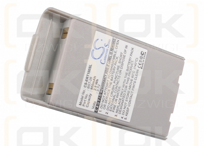 Batería de repuesto para Sony Ericsson T106 / BST-26, 700 mAh, iones de litio, 3,7 V (Cameron Sino)