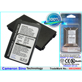 Batería de repuesto para Sony Ericsson T237 / BST-30, 1000 mAh, iones de litio, 3,7 V (Cameron Sino)