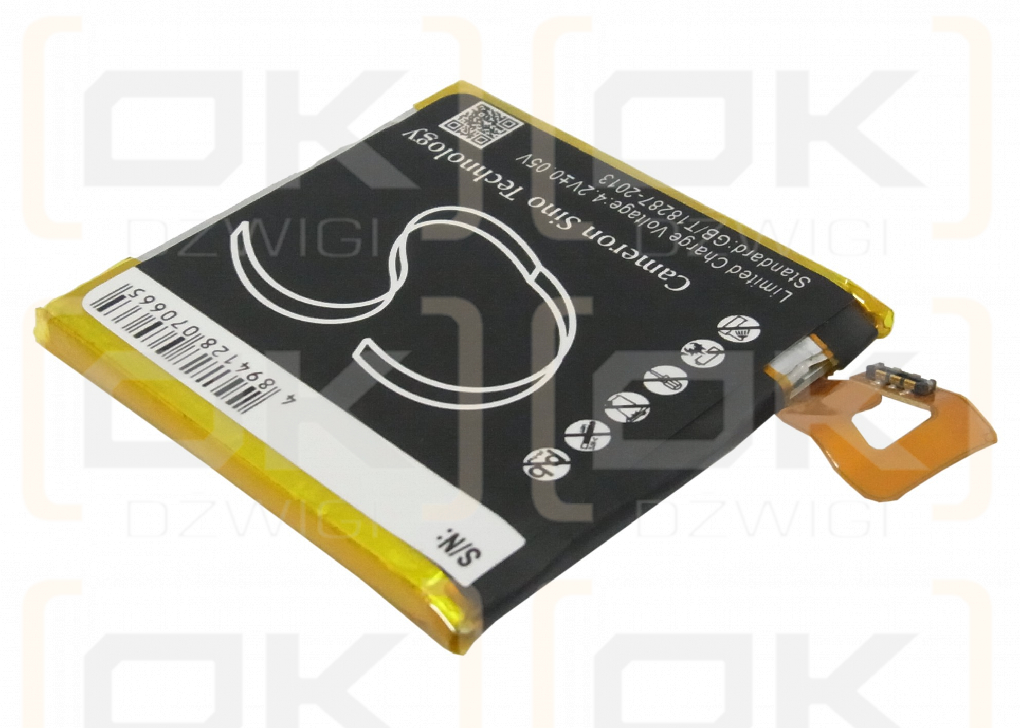 Sony Ericsson Xperia TL-30 / LIS1499ERPC 1780mAh Li-Polymer 3.7V (Cameron Sino)