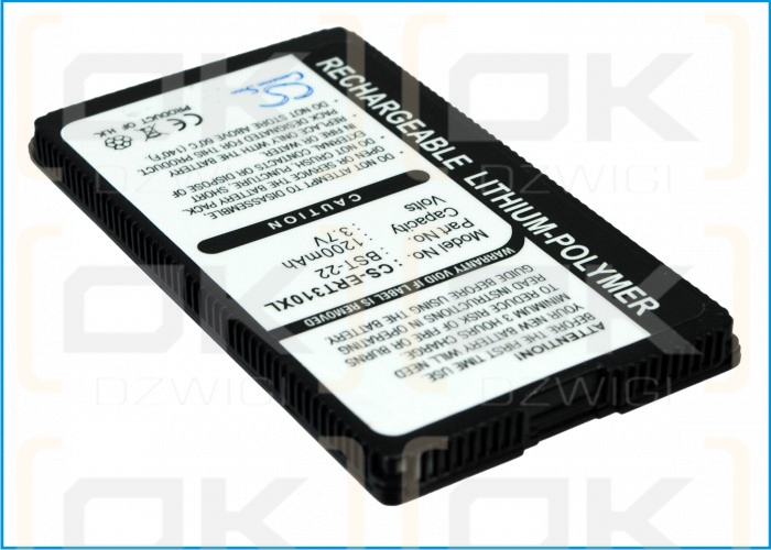 Batería de repuesto para Sony Ericsson T310 / BST-22, 1200 mAh, iones de litio, 3,7 V (Cameron Sino)