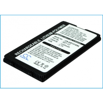Batería de repuesto para Sony Ericsson T310 / BST-22, 1200 mAh, iones de litio, 3,7 V (Cameron Sino)