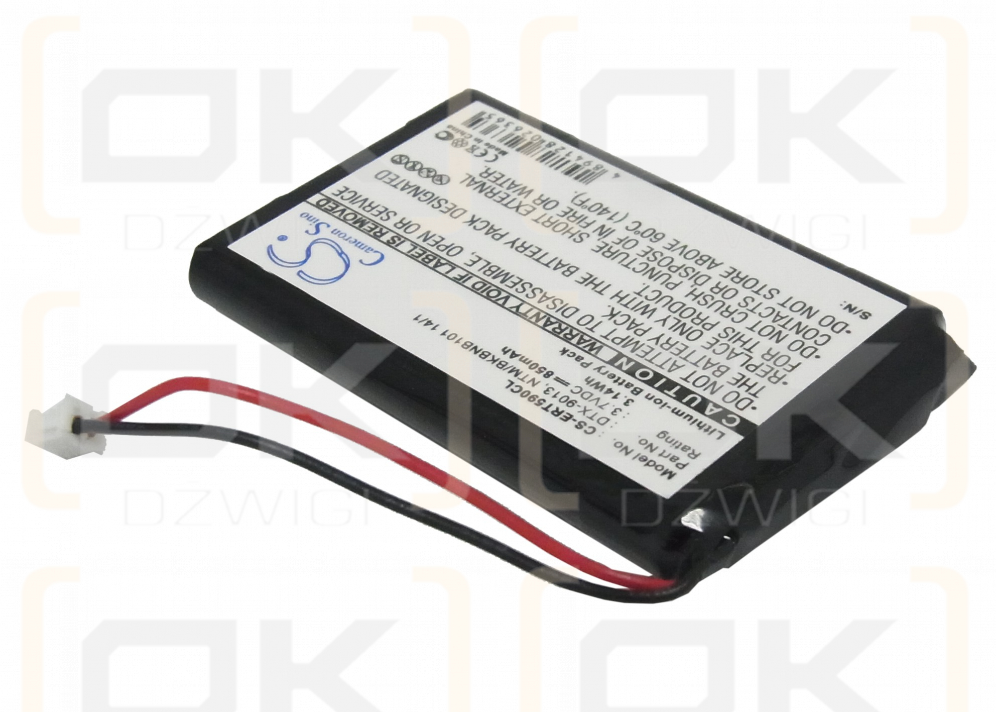 ERICSSON / NTM/BKBNB10114/1 850mAh Li-ion 3.7V (Cameron Sino)