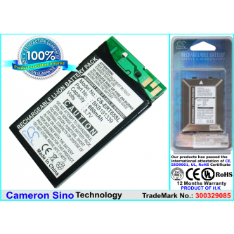 Batería de repuesto para Sony Ericsson T65 / BKB191339, 650 mAh, iones de litio, 3,7 V (Cameron Sino)
