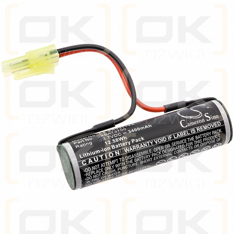 Shark V3700UK Typ 1 / XBAT3700 Typ 1 3400 mAh Li-Ion 3,7 V (Cameron Sino)