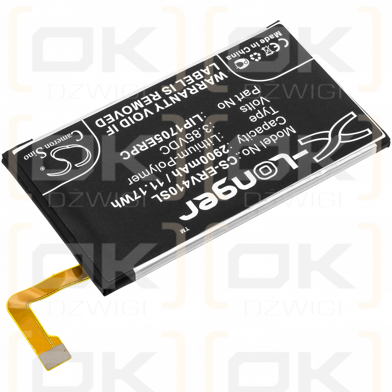 Sony J8270 / LIP1705ERPC 2900 mAh Li-Polymer 3,85 V (Cameron Sino)