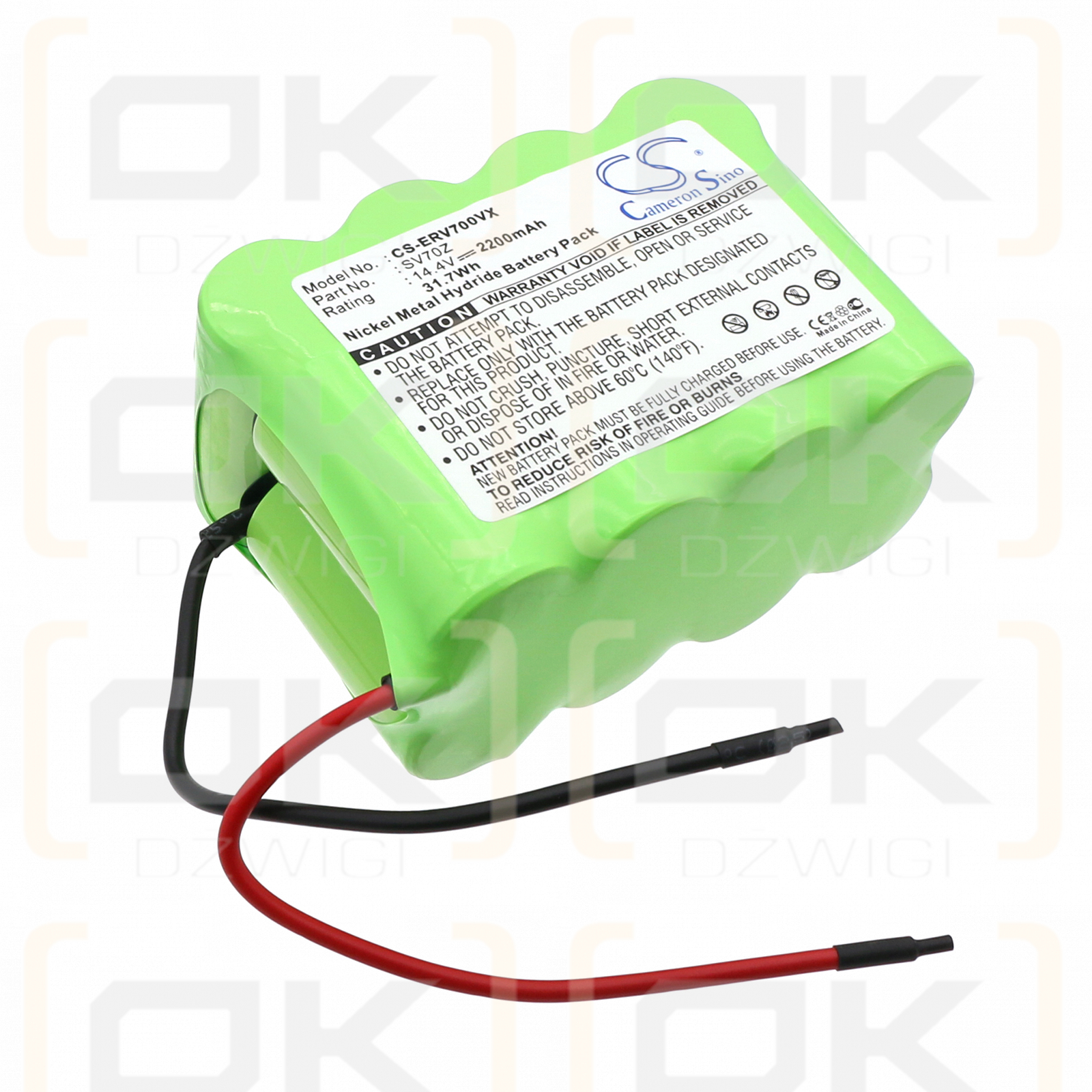 Bosch Constructa Balay Neff 751992 / GPRHC18SV007 2200mAh Ni-MH 14.4V (Cameron Sino)