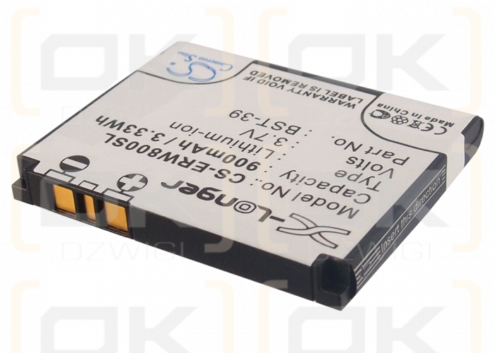 Sony Ericsson TM717 / BST-39 900 mAh Li-ion 3.7 V (Cameron Sino)