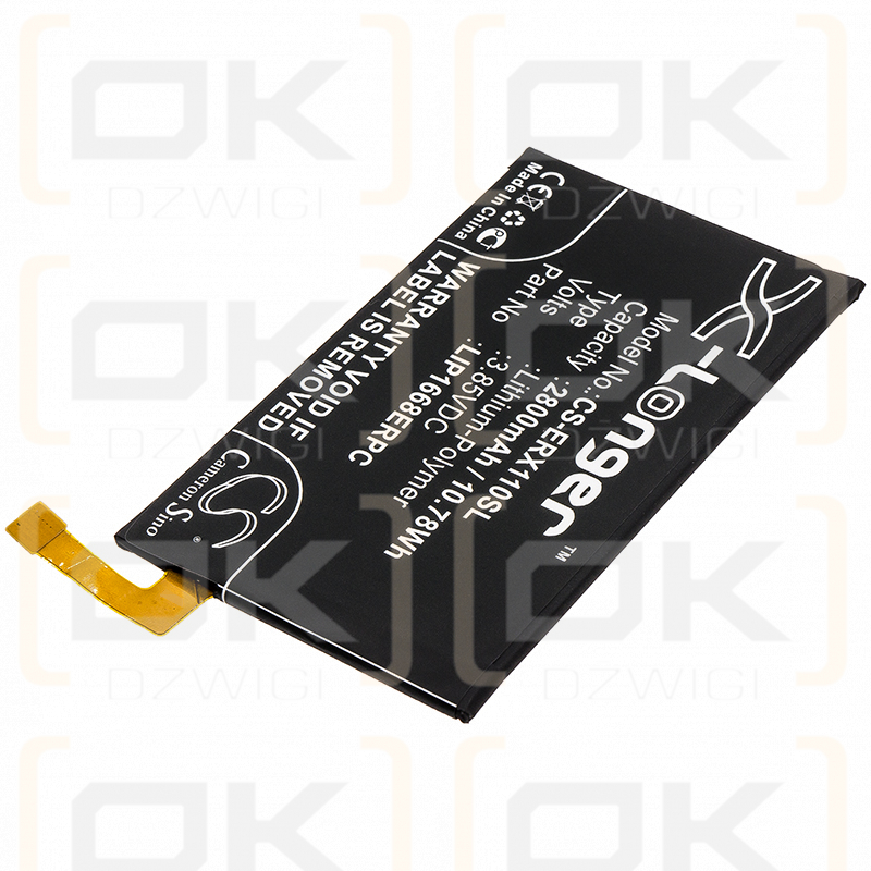 Sony I3113 / LIP1668ERPC 2800mAh Li-Polymer 3.85V (Cameron Sino)