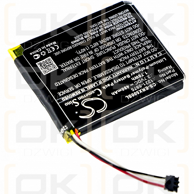 Sony Ericsson Xperia X5 / 1221-5975 480mAh Li-Polymer 3.7V (Cameron Sino)