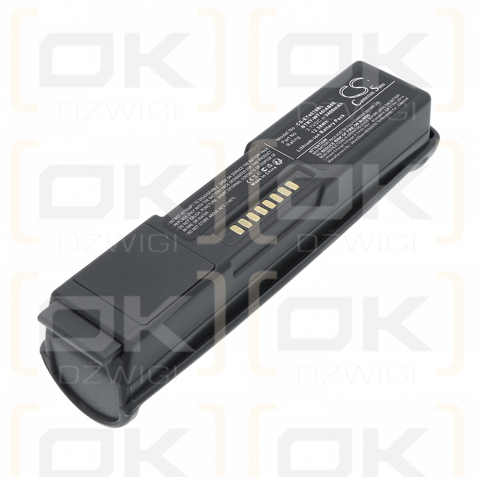 Referenz WT-4090OW / 55-000166-01 3400 mAh Li-Ionen 3,7 V (Cameron Sino)