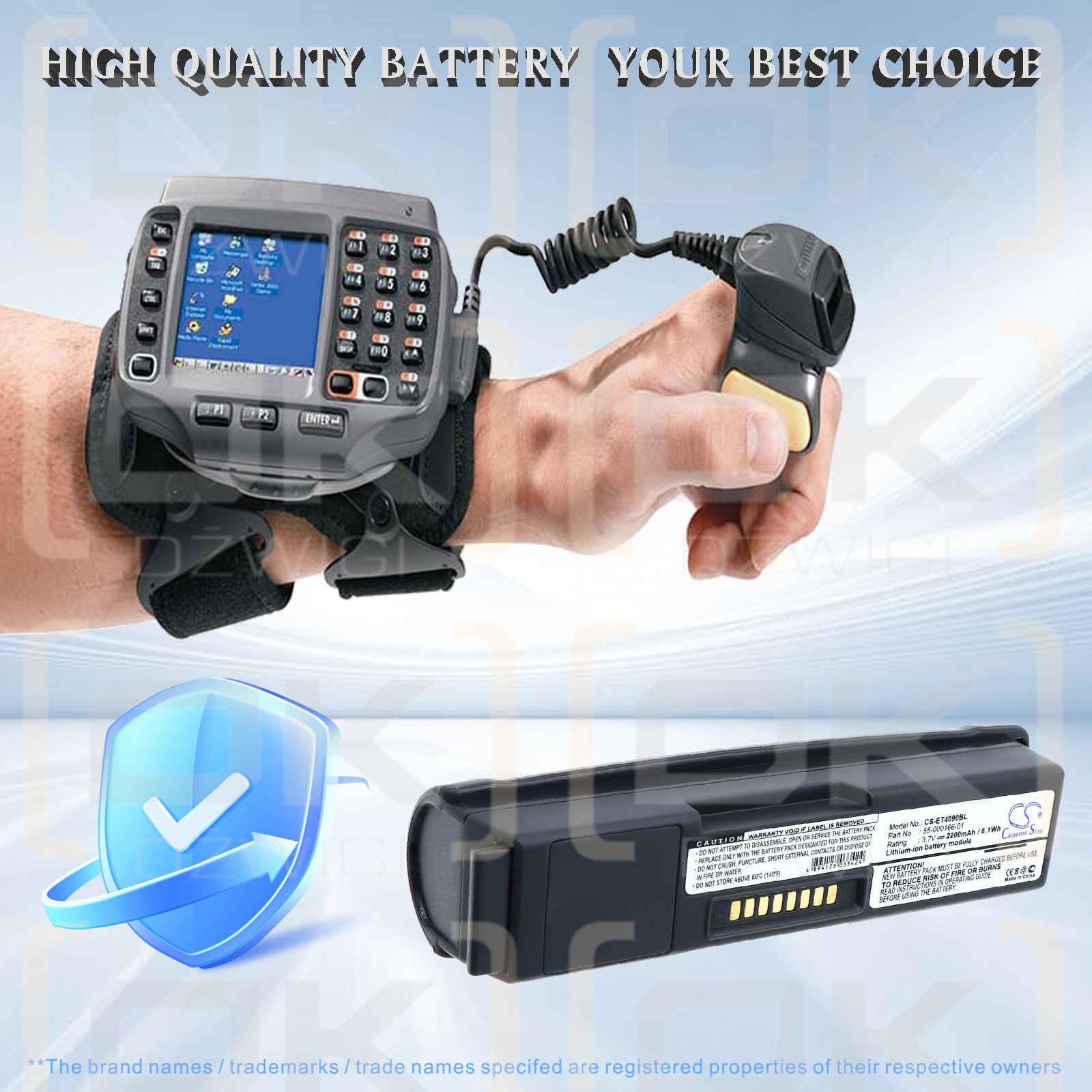 Referenz WT-4090OW / 55-000166-01 2200 mAh Li-Ionen 3,7 V (Cameron Sino)