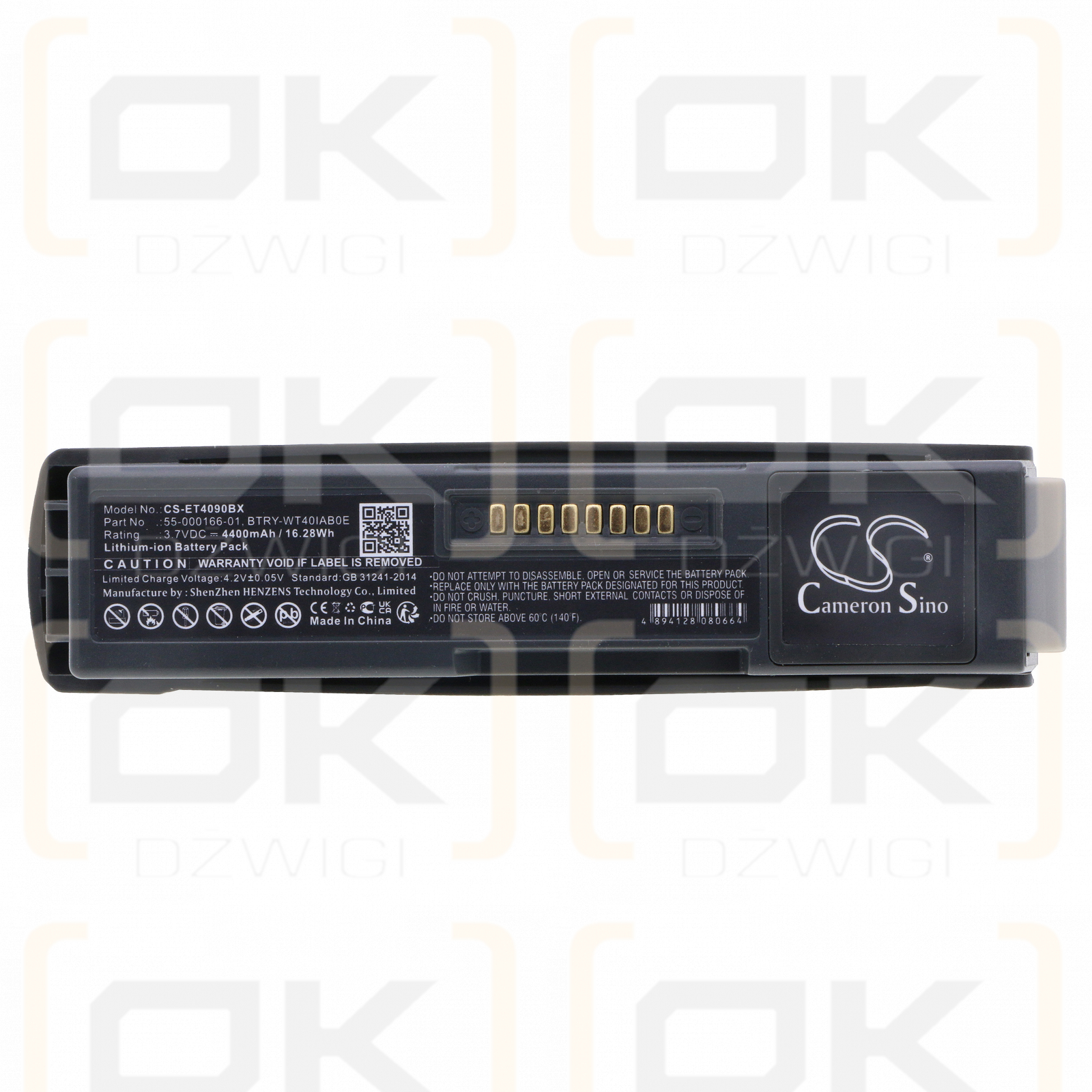 Referencia WT-4090OW / 55-000166-01 4400mAh Li-ion 3.7V (Cameron Sino)