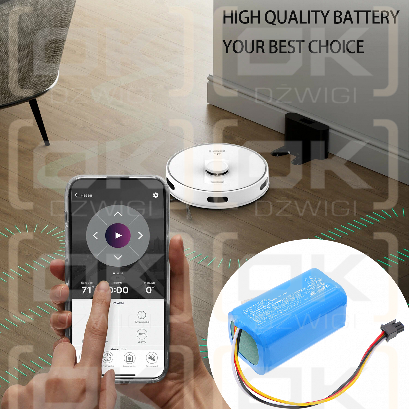 ETA Ergo 2218 / 2420 0270 2600 mAh Li-ion 14.4 V (Cameron Sino)