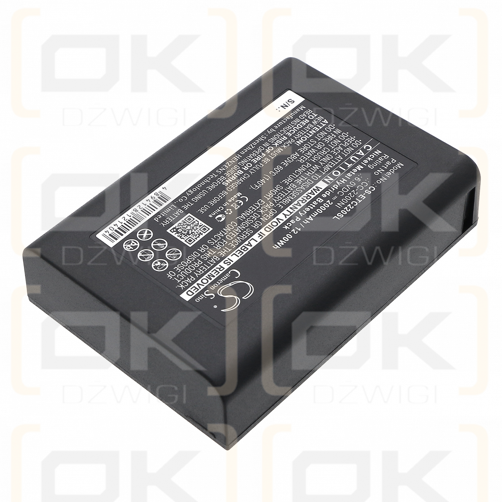 Estación base Eartec Comstar Com-Center / CC-2200NI 2000 mAh Ni-MH 6 V (Cameron Sino)