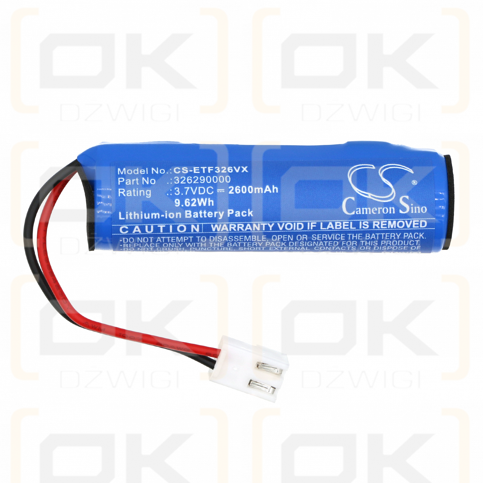 ETA 3262 Finestro / 326290000 2600 mAh Li-Ion 3,7 V (Cameron Sino)