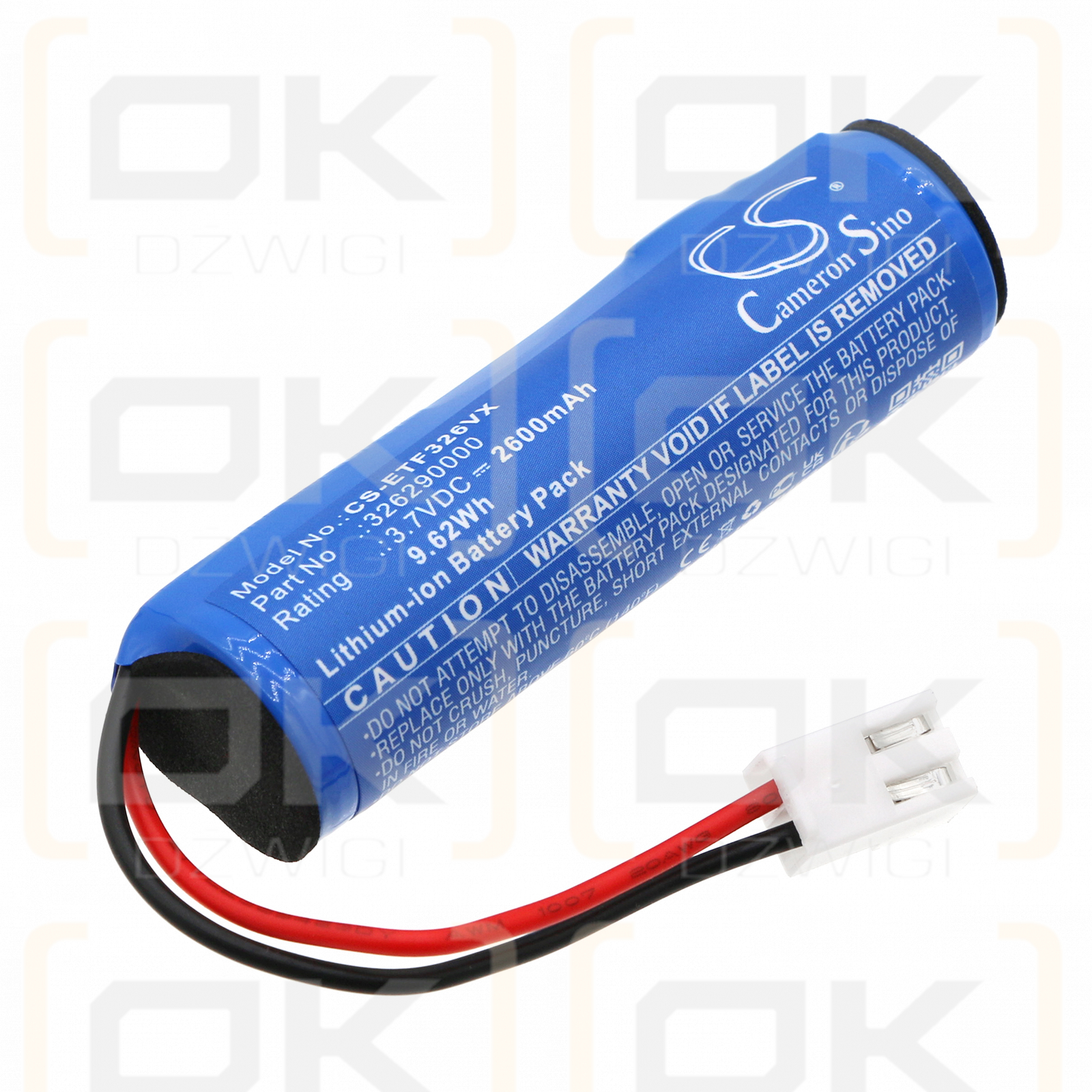 ETA 3262 Finestro / 326290000 2600 mAh Li-Ion 3,7 V (Cameron Sino)