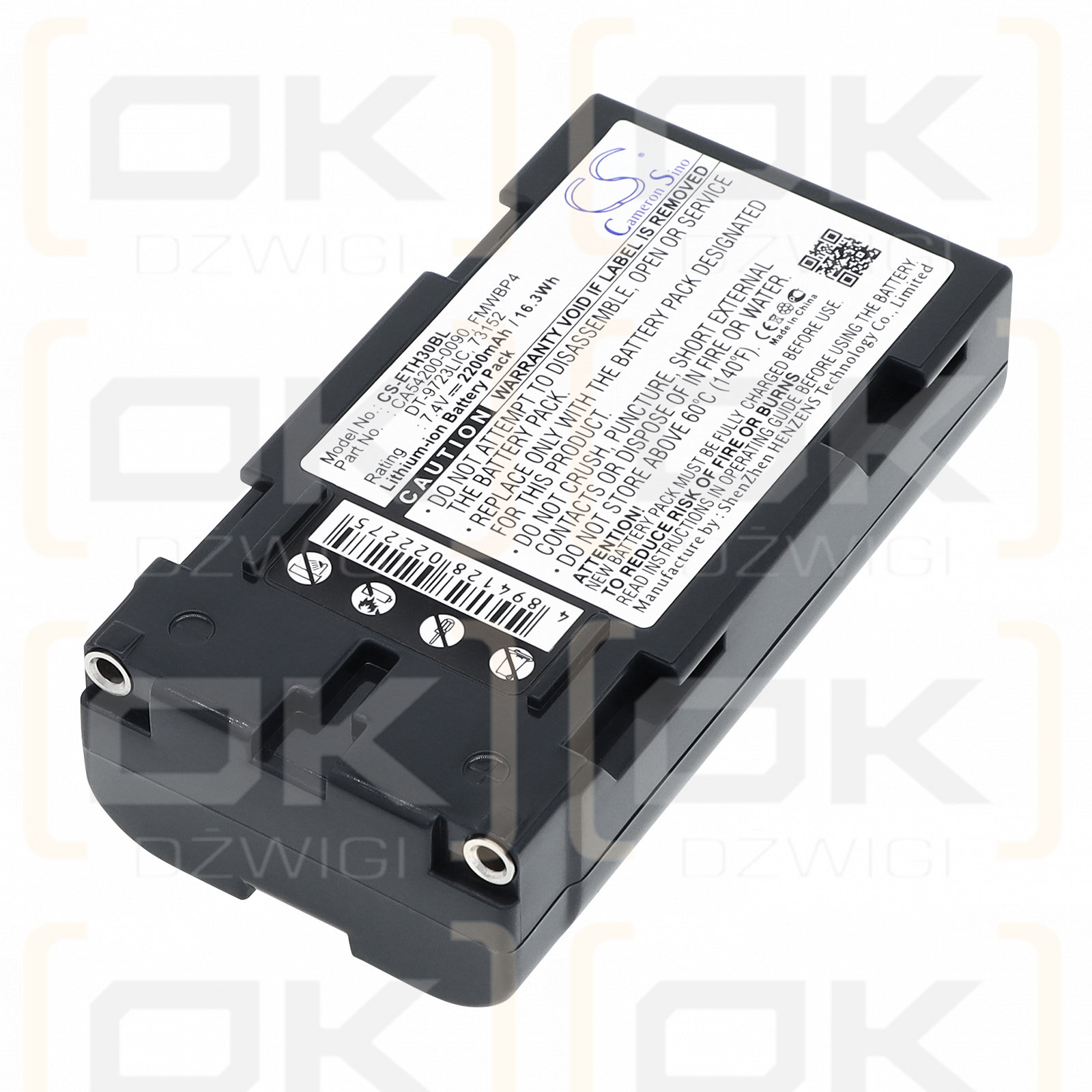 Fujitsu Stylistic 500 / FMWBP4(2) 2200 mAh Li-ion 7,4 V (Cameron Sino)