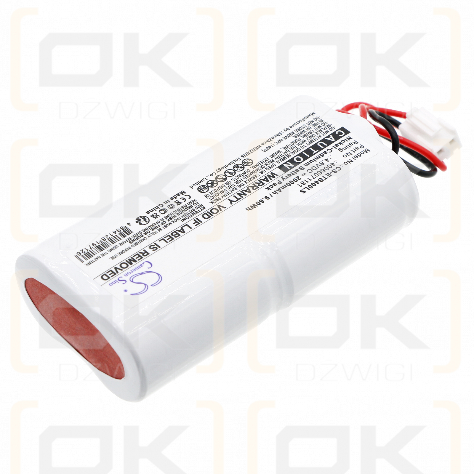 Eaton SV EURO 4L LED / 40066071181 2000 мАч Ni-CD 4,8 В (Cameron Sino)