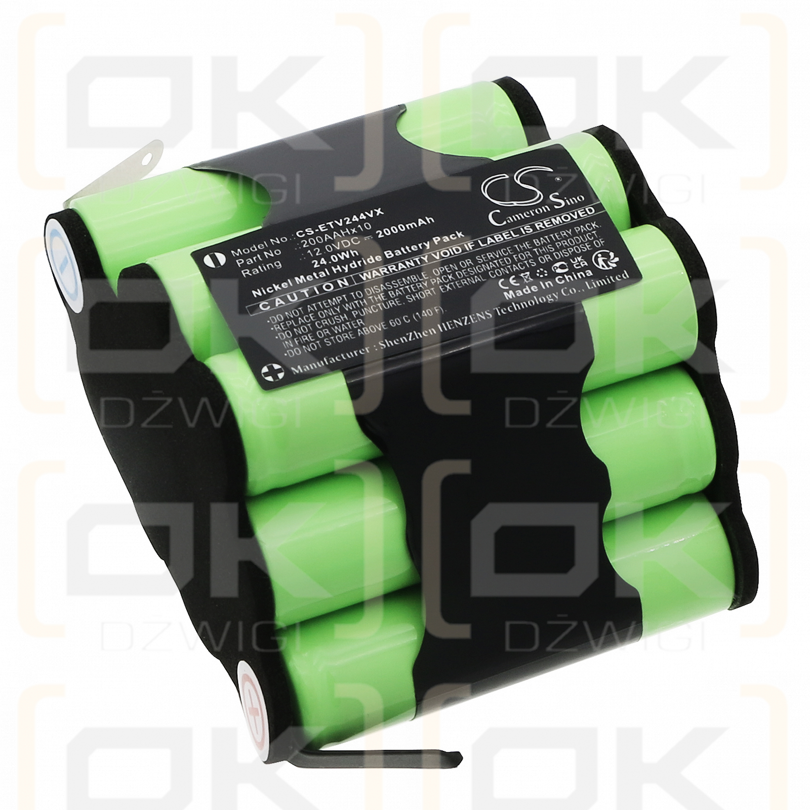 ETA 2442 90001 / 200AAHx10 2000mAh Ni-MH 12.0V (Cameron Sino)