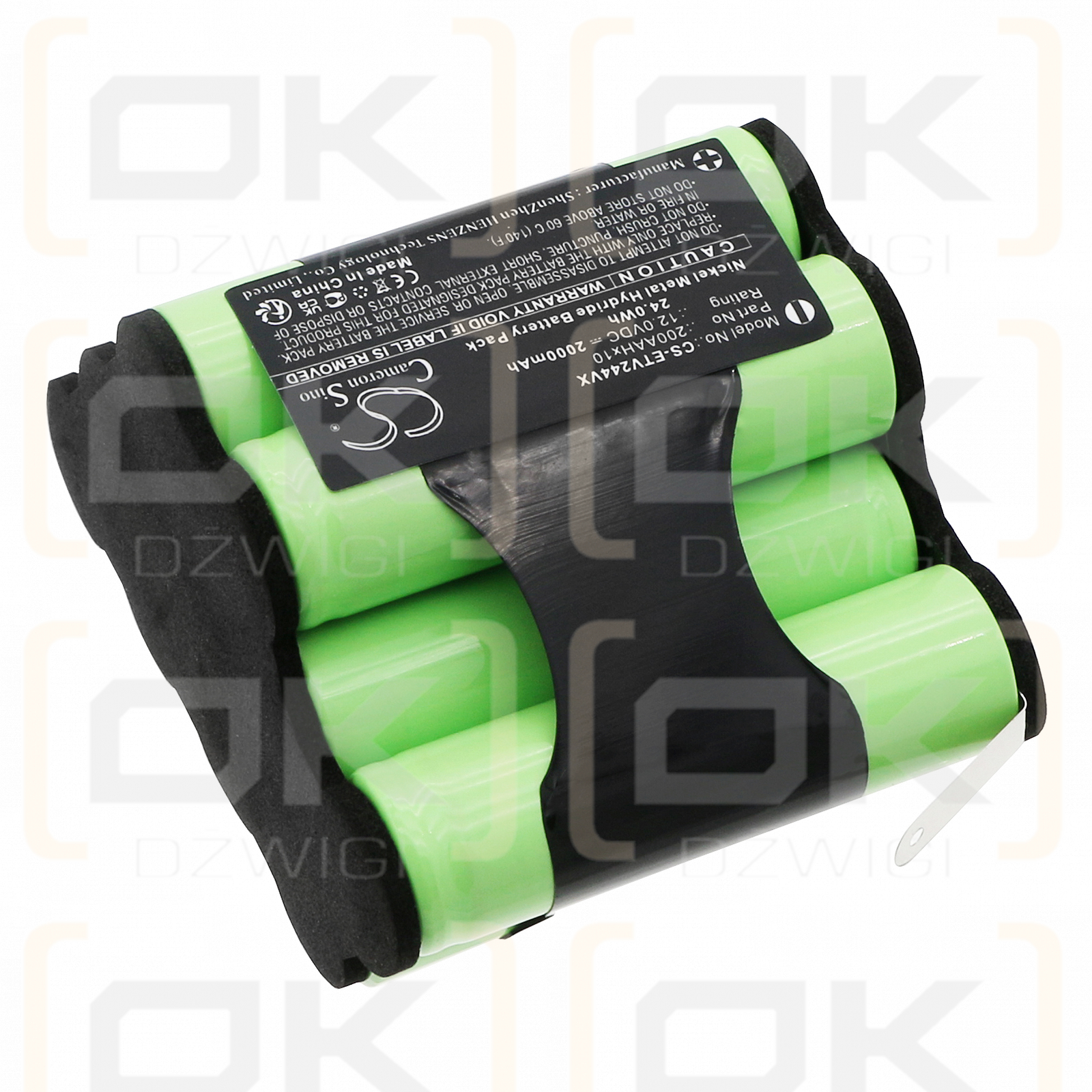 ETA 2442 90001 / 200AAHx10 2000mAh Ni-MH 12.0V (Cameron Sino)