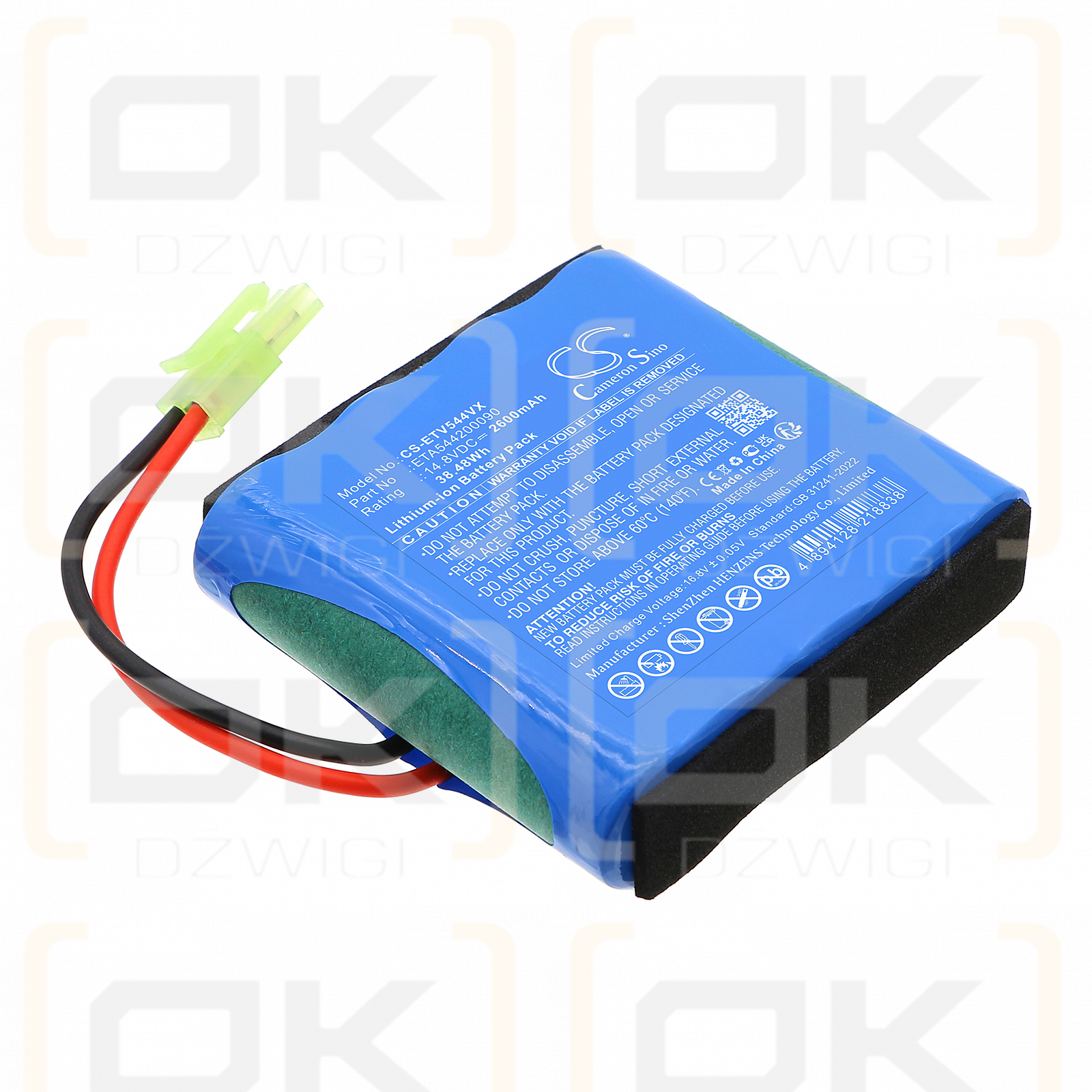 ETA 5442 Verto / ETA544200090 2600 mAh Li-Ion 14,8 V (Cameron Sino)