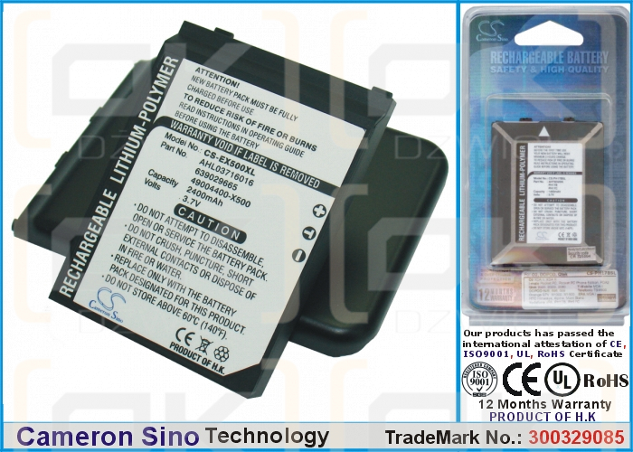 Сменный аккумулятор для Pharos PTL600E / PZX33, литий-полимерный, 2400 мАч, 3,7 В (Cameron Sino)