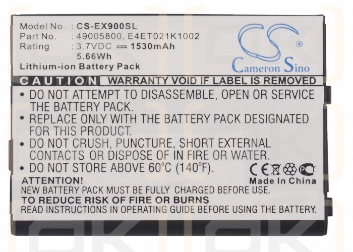 Acer Tempo DX900 / 49005800 1530mAh Li-ion 3.7V (Cameron Sino)