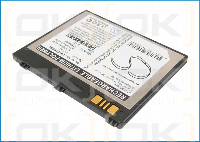 Batería de repuesto para T-Mobile MDA Pro / PU16A 1750 mAh Li-Polymer 3.7 V (Cameron Sino)