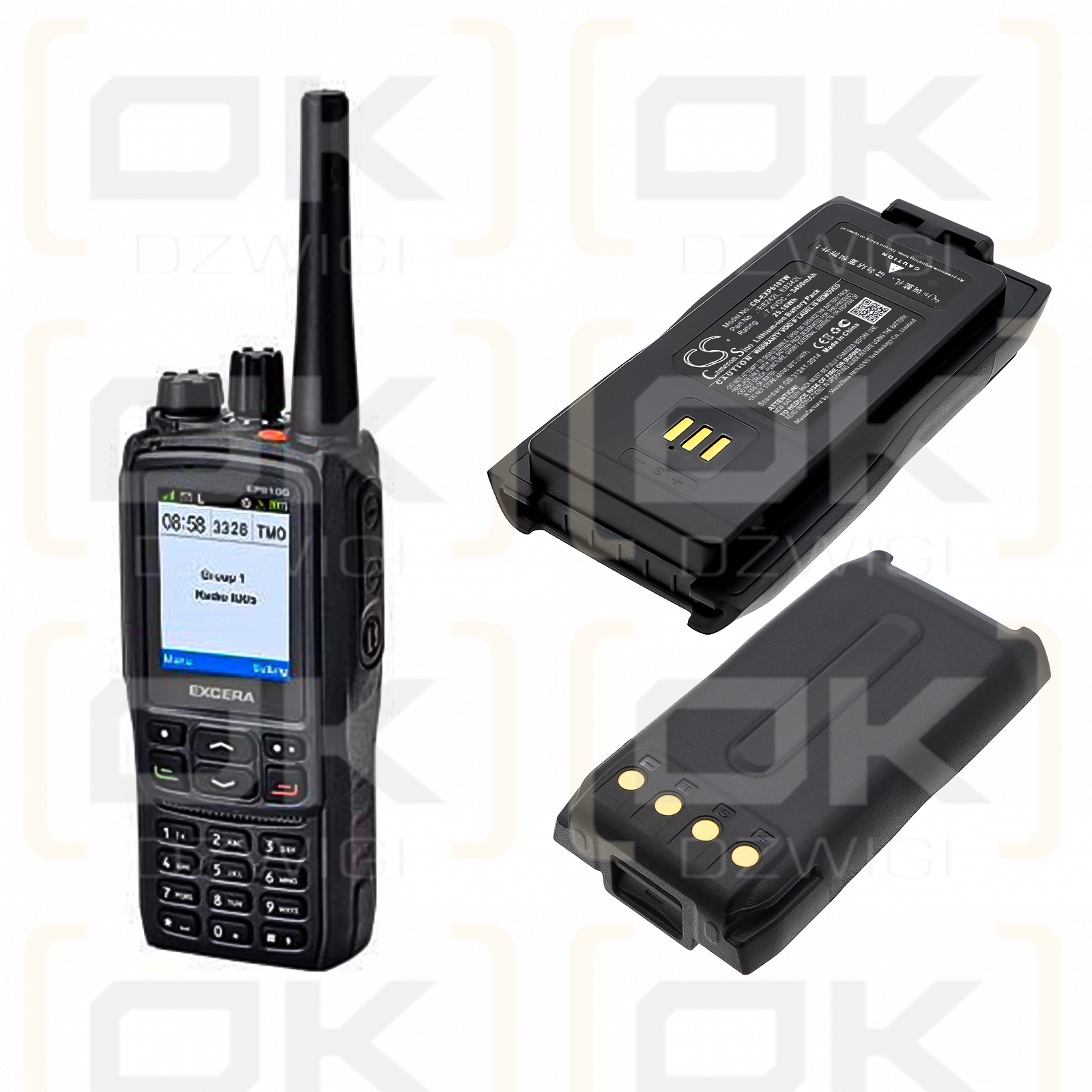 Excera EP8100 / EB242L 3400mAh Li-ion 7.4V (Cameron Sino)