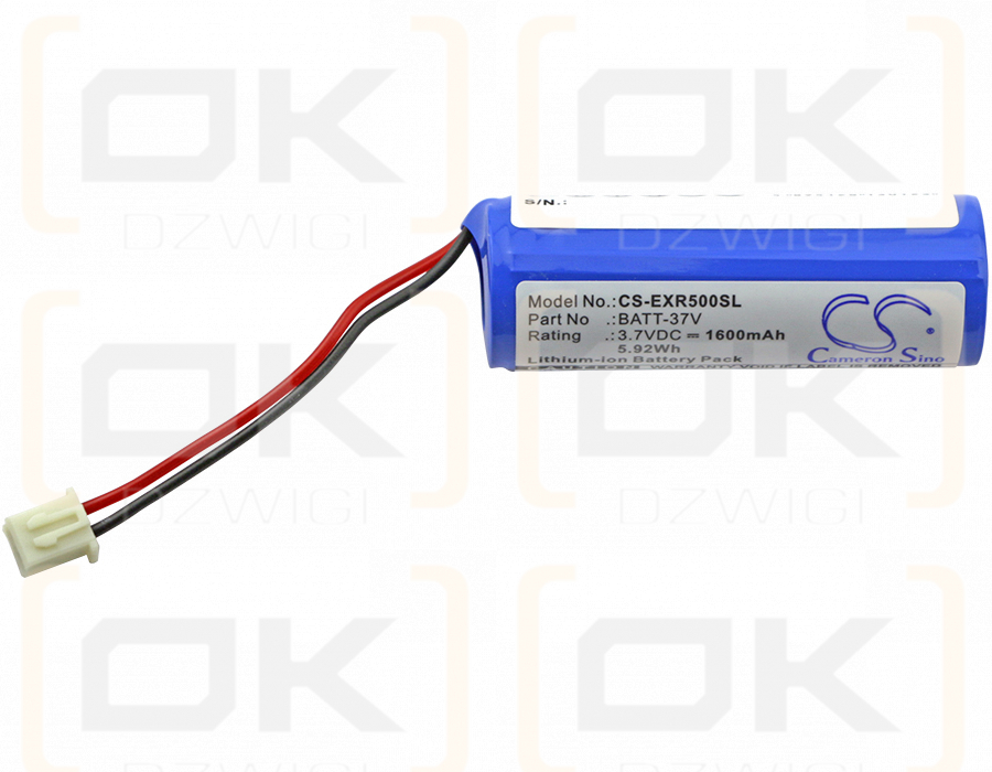 Extech VIR 50 / BATT-37V 1600mAh Li-ion 3.7V (Cameron Sino)