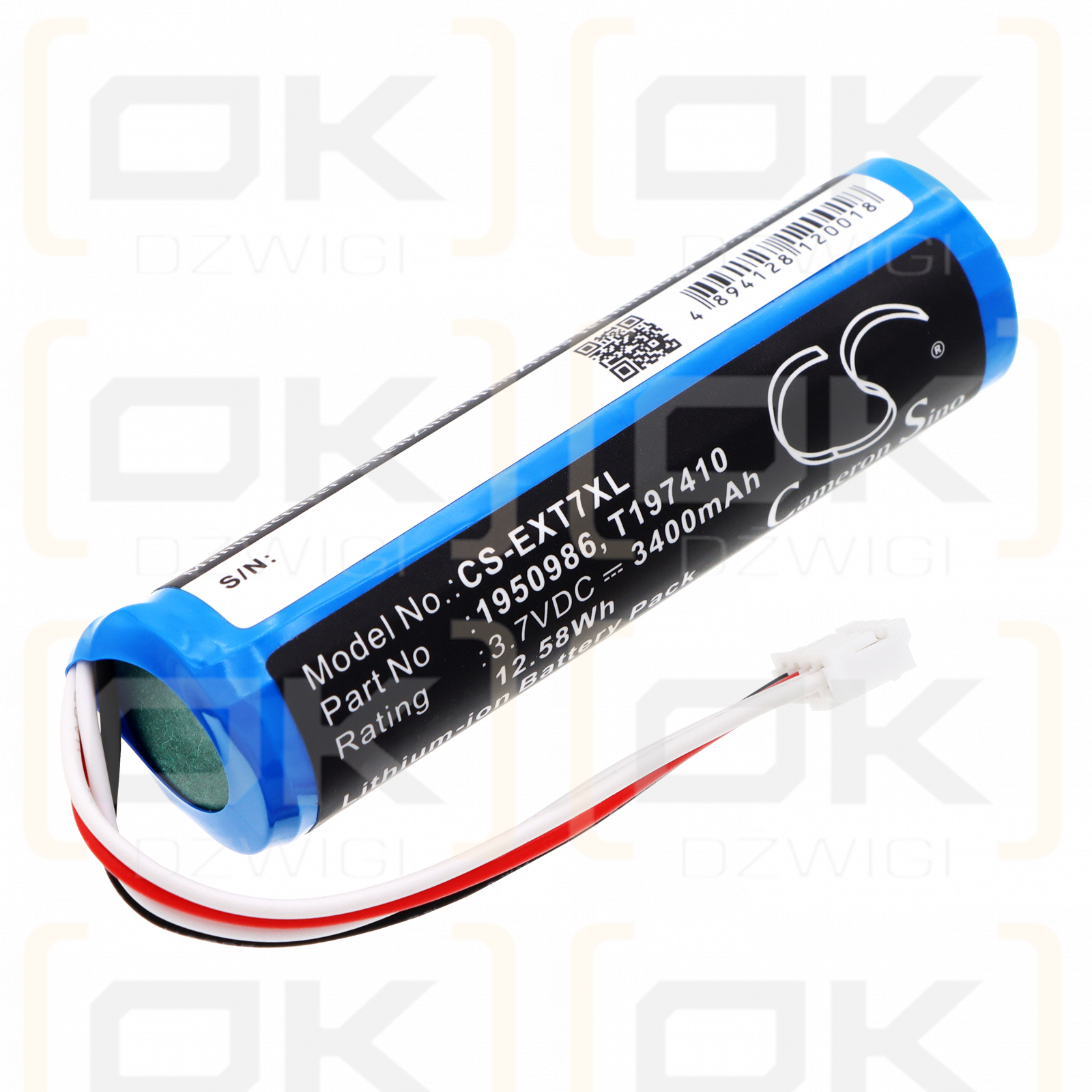 Extech Flir i7 / 1950986 3400 mAh Li-ion 3.7 V (Cameron Sino)