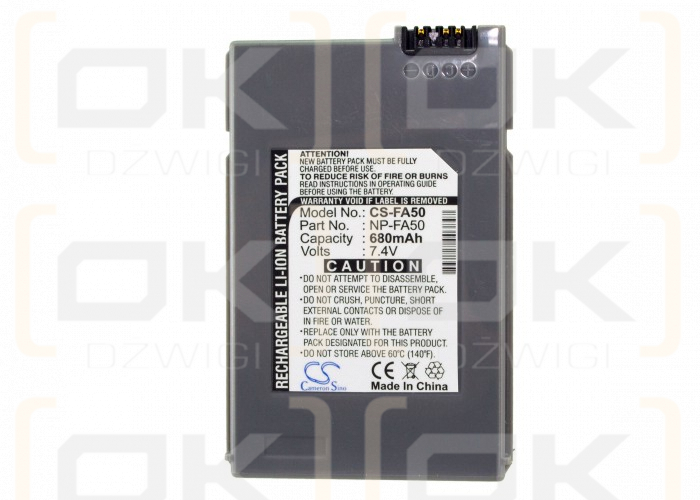 Sony DCR-PC53E / NP-FA50 680 mAh Li-ion 7,4 V (Cameron Sino)