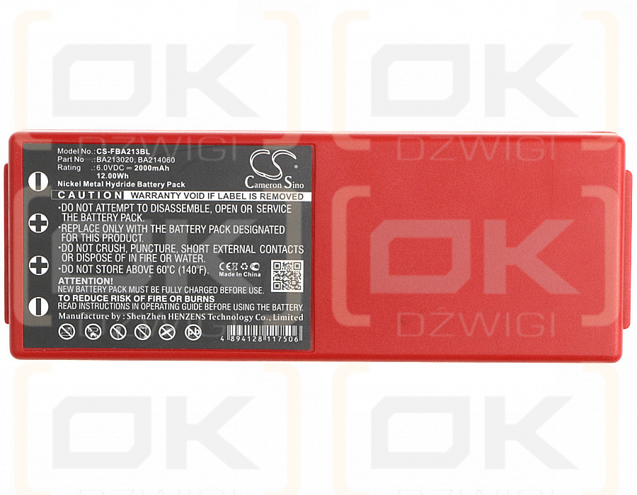 2000mAh para HBC Radiomatic Spectrum 2,Radiomatic Spectrum 3,FUB10AA,FUB10XL,FUB78AA,BA14061,PM471560,Fub06 Eex,Radiomatic FUB10XL,Radiomatic FUB78AA