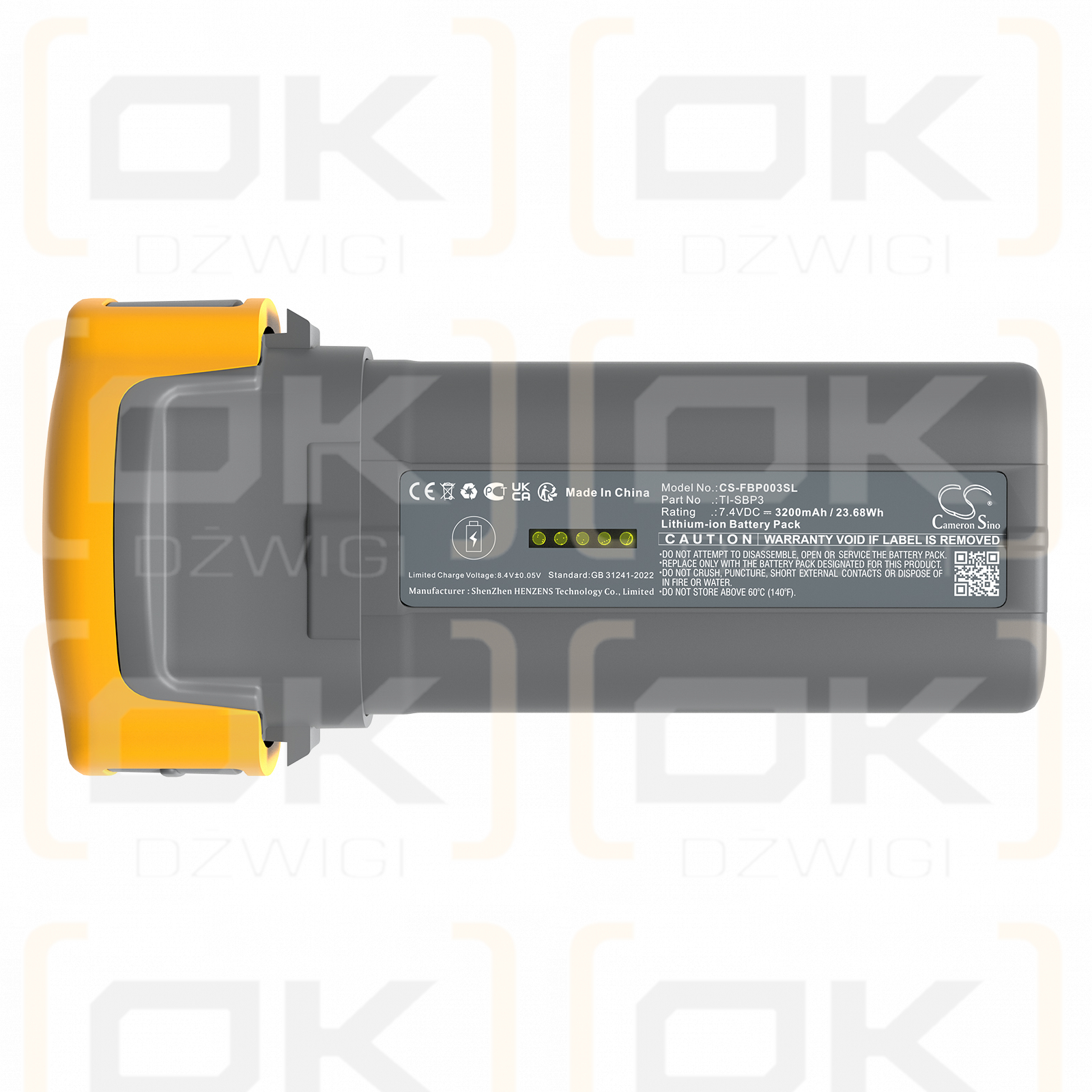Fluke Ti27 Infrarotkameras / TI-SBP3 3200 mAh Li-Ion 7,4 V (Cameron Sino)