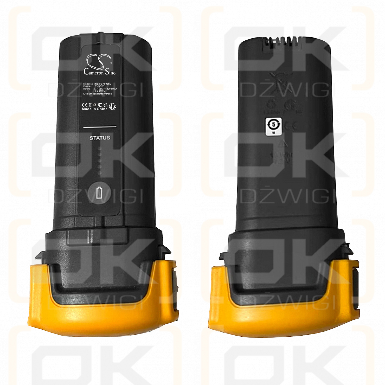 Инфракрасные камеры Fluke Ti27 / TI-SBP3, 3200 мАч, литий-ионный аккумулятор, 7,4 В (Cameron Sino)